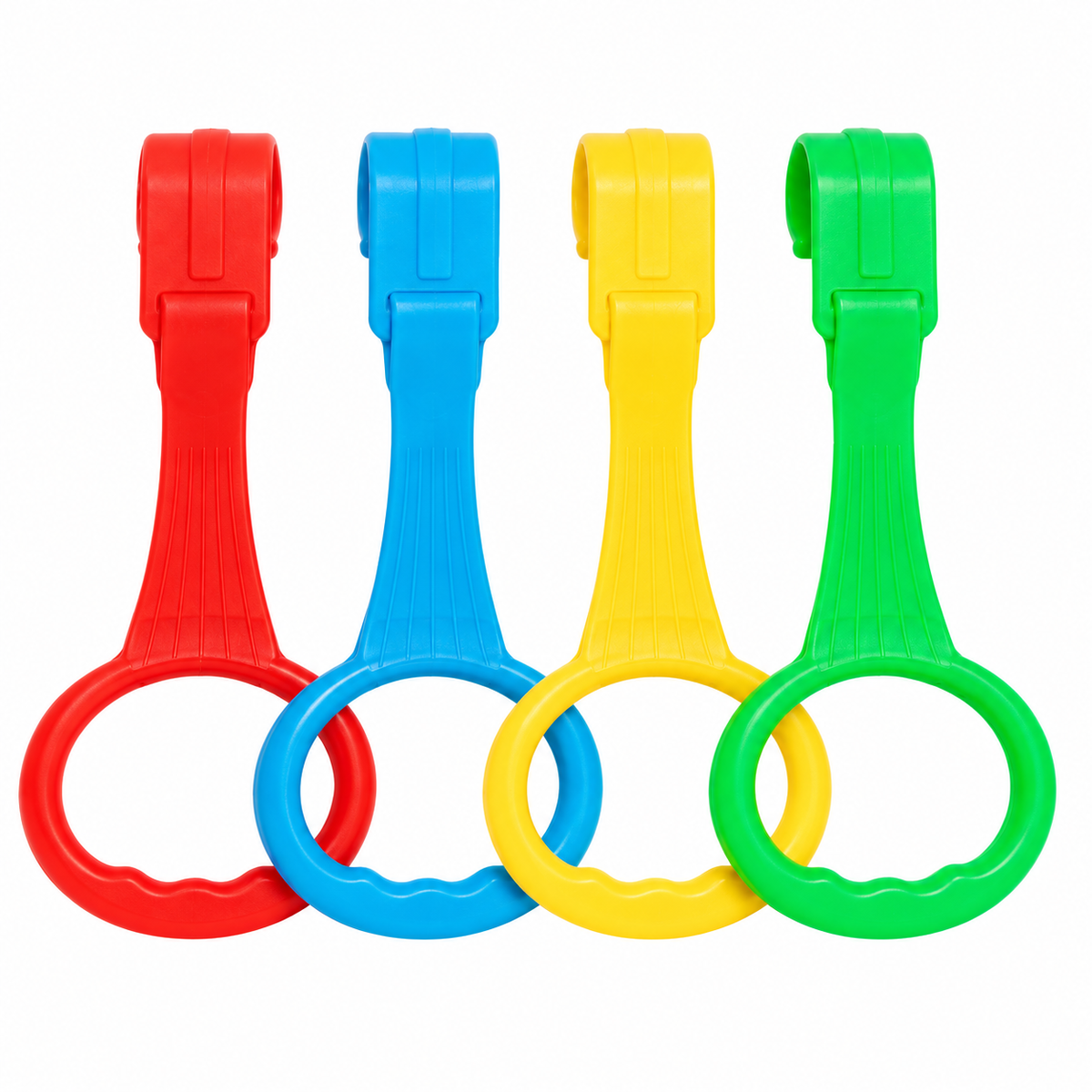 Elissio pull rings gekleurd, set van 4