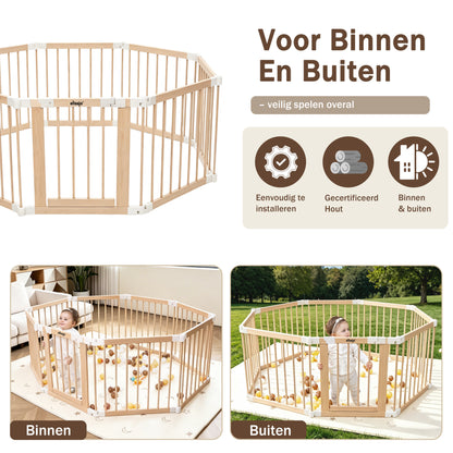 Klappbare Holz-Bodenbox Multifunktional 130x130x70